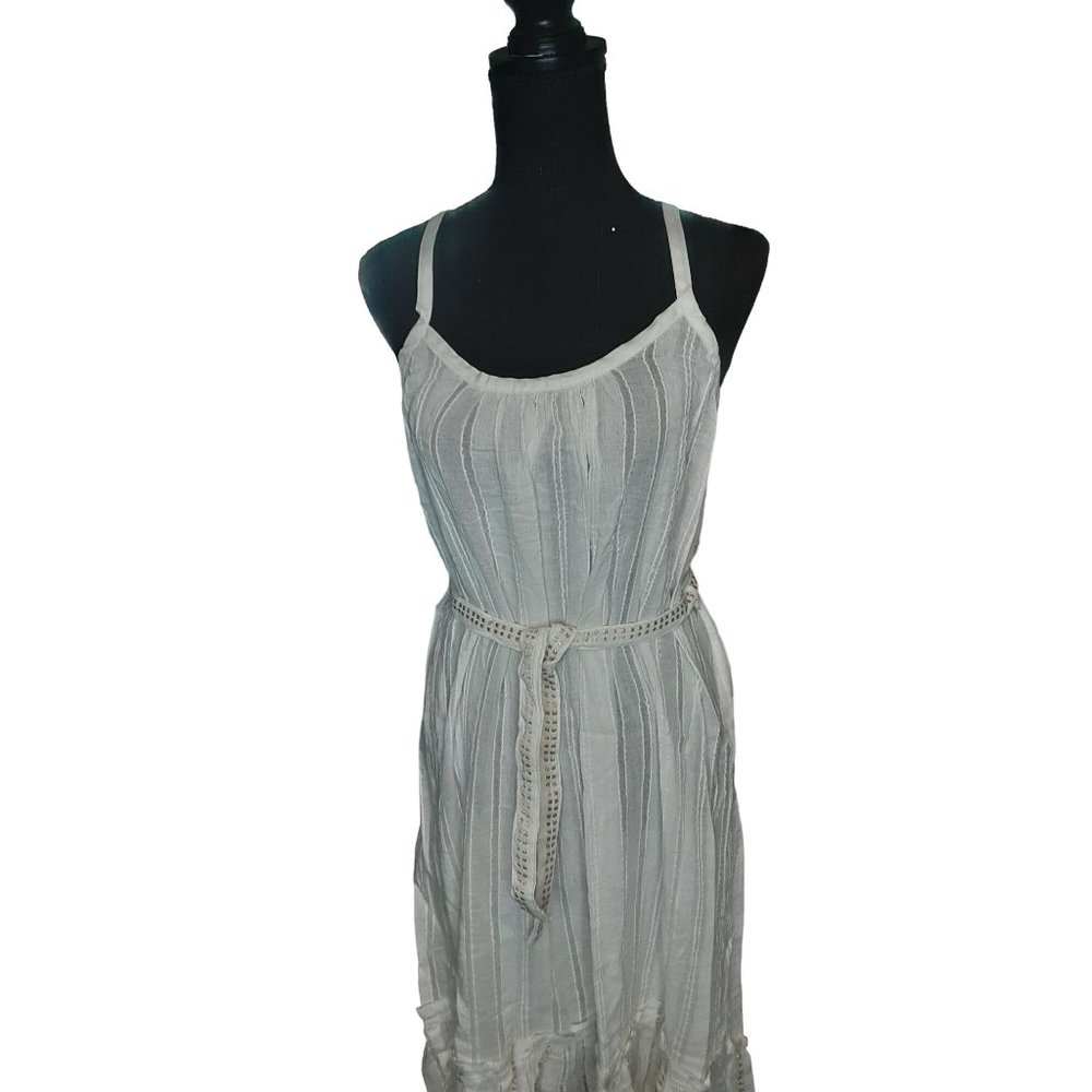Lemlem Kelali Sundress /Coverup Beach Maxi Crisscross Back Straps Size M - Picture 7 of 12